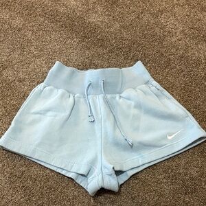 Nike Light Blue Sweatshorts Women’s XS